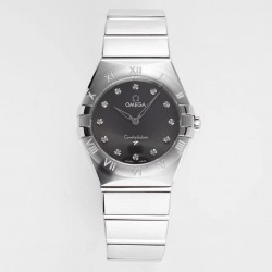 Constellation Ladies 28mm AF SS Black Dial Swiss Quartz