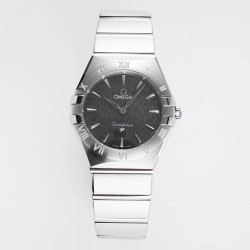 Constellation Ladies 28mm AF SS Black Dial Swiss Quartz