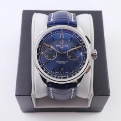 Premier B01 GF SS Blue Dial Swiss 7750