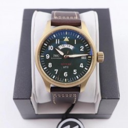 Pilot UTC Spitfire Edition MJ271 IW327101 ZF Bronze Green Dial Swiss 2836