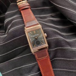 Reverso Tribute Duoface 398258J MGF RG Anthracite/Silver Dial Swiss 854A/2