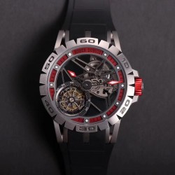 Excalibur Spyder Skeleton Flying Tourbillon RDDBEX0479 SIHH2015 JBF SS Red Dial Swiss RD505