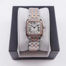 Panthere Ladies W3PN0007 27mm / 22mm 8848F SS & RG White Dial Swiss Ronda Quartz