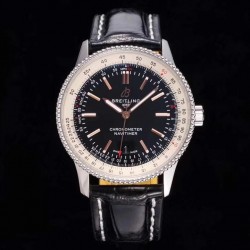 Navitimer Automatic 41mm TF SS Black Dial Swiss 2824