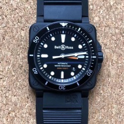 BR 03-92 Diver Noob Factory PVD Black Dial M9015 (Free Strap)