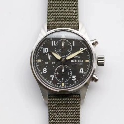 Pilot Chrono ZF SS Green Dial Swiss 7750 (Free Strap)