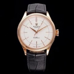 Cellini Date 50505 GMF RG White Dial Swiss 3165