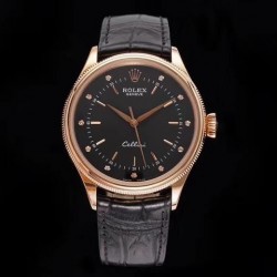 Cellini Date 50505 GMF RG Black Dial Swiss 3165
