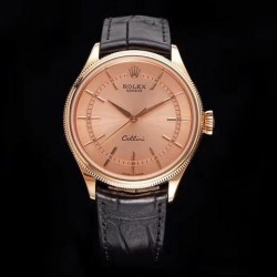 Cellini Date 50505 GMF RG Rose Dial Swiss 3165