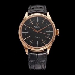 Cellini Date 50505 GMF RG Black Dial Swiss 3165