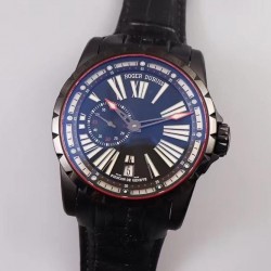 Excalibur DBEX0542 DLC TBF PVC Black Dial Swiss RD640