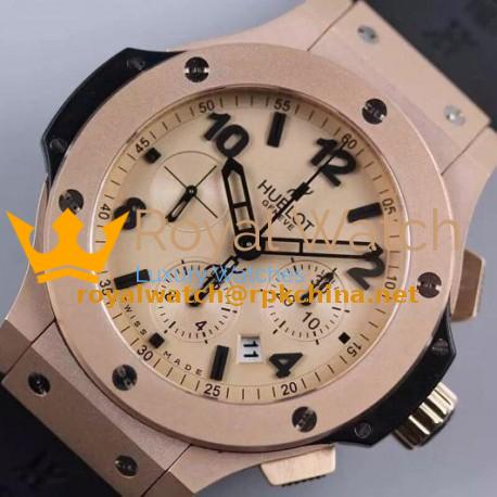 Replica Hublot Big Bang Matt Rose Gold Gold Dial Swiss 7750