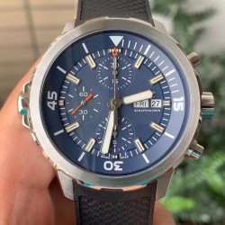 Aquatimer Chrono IW376804 V6F SS Blue Dial Swiss 7750