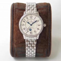 Ladies Rendez-Vous Night & Day 34mm ZF SS & Diamond Silver Dial Swiss 898