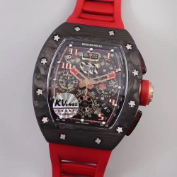 RM011 NTPT Chrono Lotus F1 Team Romain Grosjean KVF Forged Carbon Black Dial Swiss 7750 V2