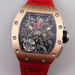 RM011 Chrono KVF RG Black Dial Swiss 7750 V3