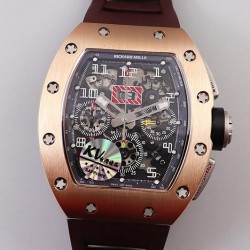 RM011 Chrono KVF RG Black Dial Swiss 7750 V3