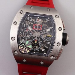 RM011 Chrono KVF SS Black Dial Swiss 7750 V3