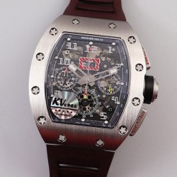 RM011 Chrono KVF SS Black Dial Swiss 7750 V3