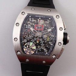 RM011 Chrono KVF SS Black Dial Swiss 7750 V3