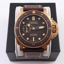 Luminor Submersible 1950 Bronzo PAM968 VSF Bronze Brown Dial Swiss P9010 V2 (Free Strap)