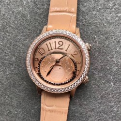 Rendez-Vous Moon Serenity 36mm Ladies CCF RG & Diamond Rose Dial Swiss 935A