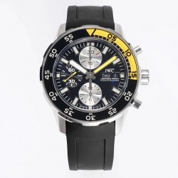 Aquatimer Chrono IW3767 BLSF SS Black Dial Swiss 7750