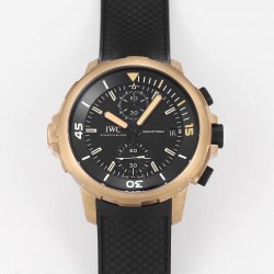 Aquatimer Chrono IW379503 V6F Bronze Black Dial Swiss 7750