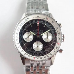 Navitimer 01 AIF SS Black Dial Swiss 7750
