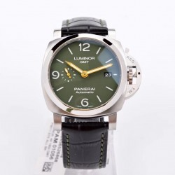 Luminor GMT PAM1056 VSF SS Green Dial Swiss P9011 (Free Strap)