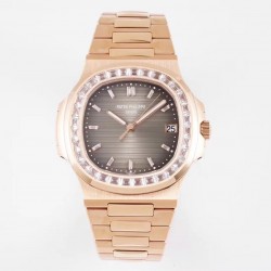 Nautilus 5711 PPF V4 RG & Diamond Grey Dial Swiss 324SC (Free Box)