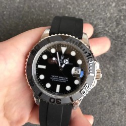 Yacht-Master 40 116655 D1F SS Black Dial Swiss 2836