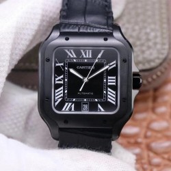 Santos 40mm V6F V2 PVD Black Dial M9015