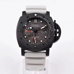Luminor Submersible PAM1039 Luna Rossa GMT VSF Carbotech Dark Grey Sail Dial White Strap Swiss P9010 (Free Strap)