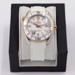 Seamaster Planet Ocean 600M 39.5mm VSF SS & RG White Dial Swiss 8800