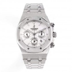 Royal Oak Chrono 26331 BF SS Silver Dial Swiss 7750