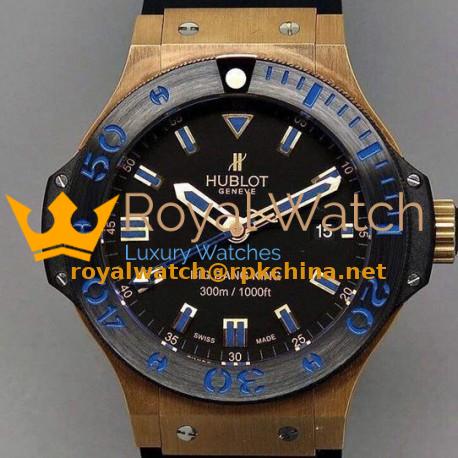Replica Hublot Big Bang King Rose Gold Black Dial Swiss 7750