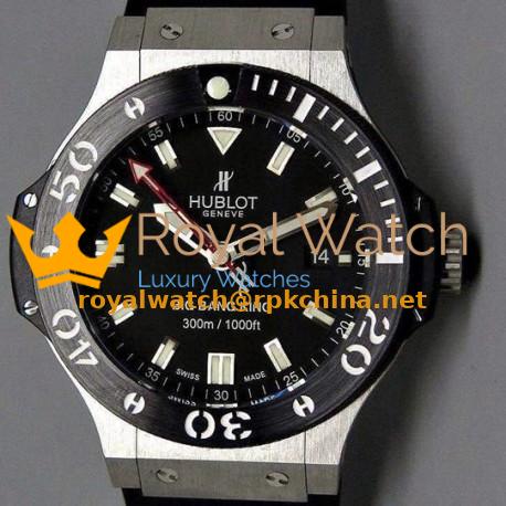Replica Hublot Big Bang King Stainless Steel Black Dial Swiss 7750