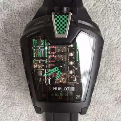 LaFerrari MP-05 Black PVD Green & Skeleton Dial Swiss 2824