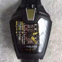 Replica Hublot LaFerrari MP-05 Black PVD Yellow & Skeleton Dial Swiss 2824