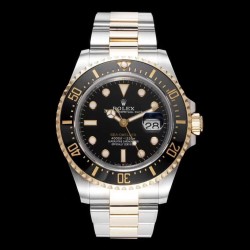 Sea-Dweller 126603 GMF V3 18K YG Wrapped & SS 904L Black Dial Swiss 3235