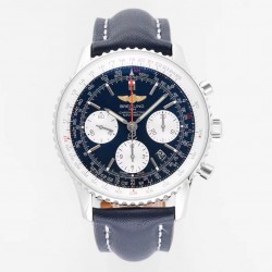 Navitimer 01 43mm BLSF SS Blue Dial Swiss 7750