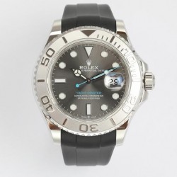 Yacht-Master 40 116622 EWF SS 904L Anthracite Dial Black Rubber Strap Swiss 3235