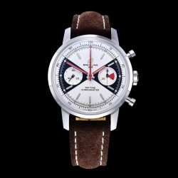 Top Time Limited Edition Chrono GF SS White Dial Swiss 7750
