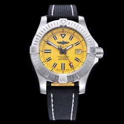 Avenger II Seawolf GF SS Yellow Dial Black Nylon Strap Swiss 2824 V2