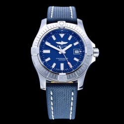 Avenger Automatic 43mm GF SS Blue Dial Blue Nylon Strap Swiss 2824