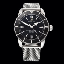 Superocean Heritage II 42mm GF SS Black Dial Swiss 2824 V2