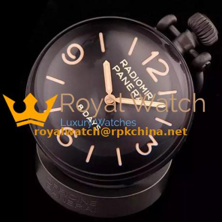 Replica Panerai Radiomir 8 Days PAM 581 Rose Gold Black Dial Swiss P5000