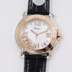 Happy Sport 30mm 278509 ZF Ladies RG & SS MOP Dial Swiss Quartz 955.112