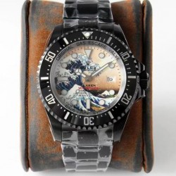 DEEPSEA 116660 Blaken Jacques Piccard Edition ROF PVD Tsunami Dial Swiss 2836